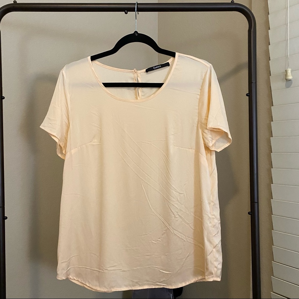 Quince Stretch Silk Tee